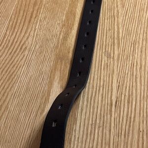 Boy's Brown Belt Faux Leather Adjustable 33.5 Length 1 1/8 Width